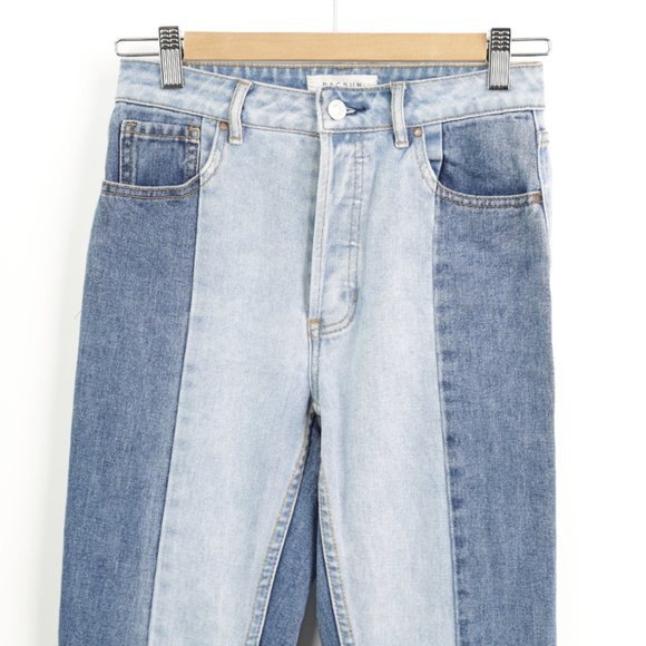 Pacsun two tone mom jeans size 25 - Picture 5 of 12